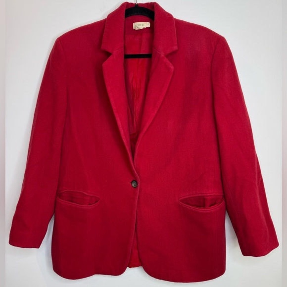 Liz Claiborne Vibrant Red Blazer